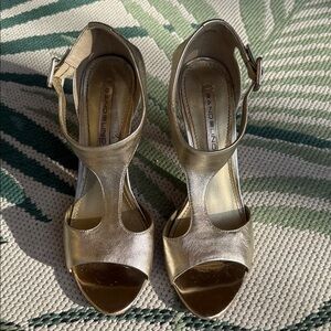 Bandolino Women's Metallic Heeled Sandals